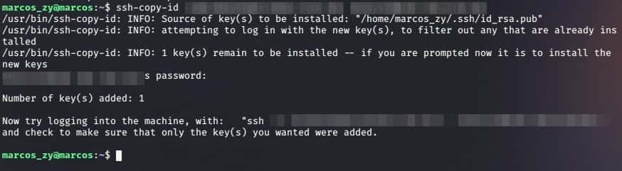 Acesso a servidor remoto com chave SSH
