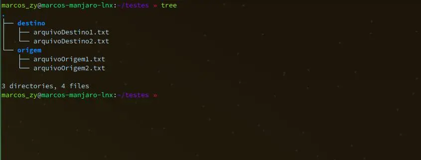 Comandos do Linux - tree